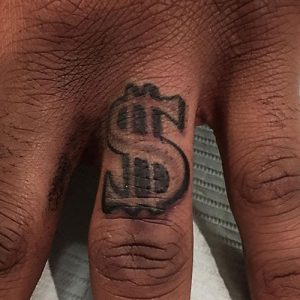 Simple Dollar Sign Tattoo 100+ Cool Money Tattoos For Men