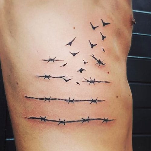 Small Broken Fence Tattoo 100+ Small Simple Tattoo Designs For Men