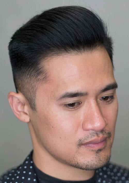 Stylish Quiff Haircuts Simple Tapered Sides