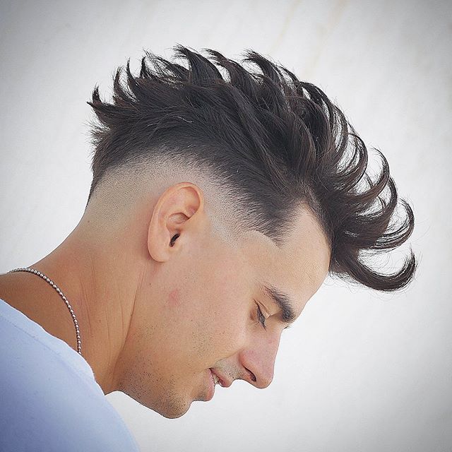 Textured Faux Hawk Haircuts For Men 30 Best Faux Hawk Hairstyles For Men