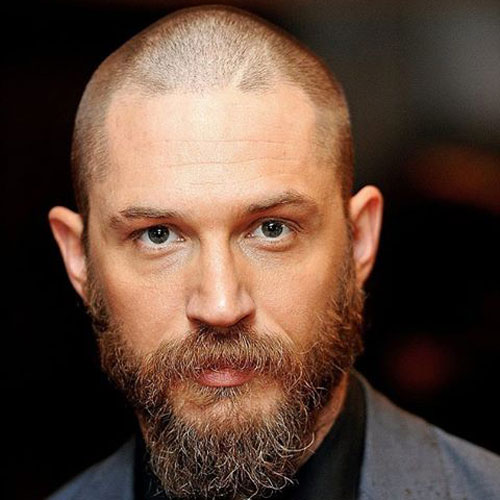 Tom Hardy Beard With Shaved Head Top 15 Best Tom Hardy Beard Styles