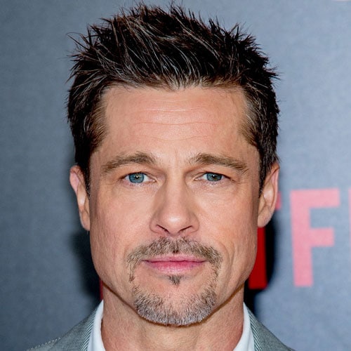 Top 15 Best Brad Pitt Beard Styles For Men Brad Pitt Short Spiky Hair With Beard