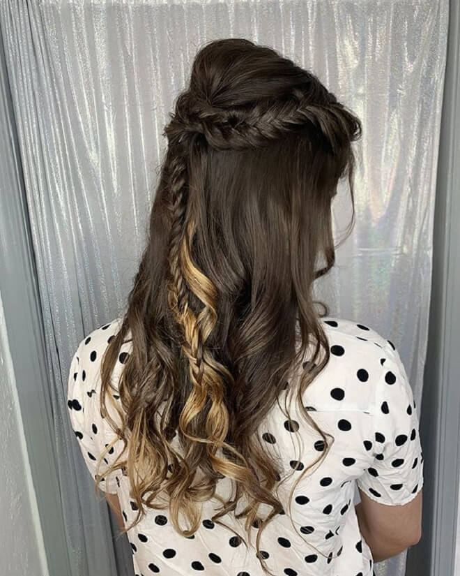 Top 20 Gorgeous Half Up Half Down Hairstyles Half Up Fishtail