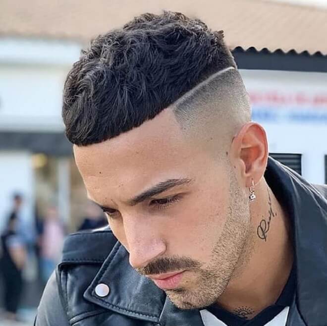 Top 30 Best Men’s Hairstyles For Oval Faces, Hairstyles For Oval Faces Men Undercut With Crop Cut