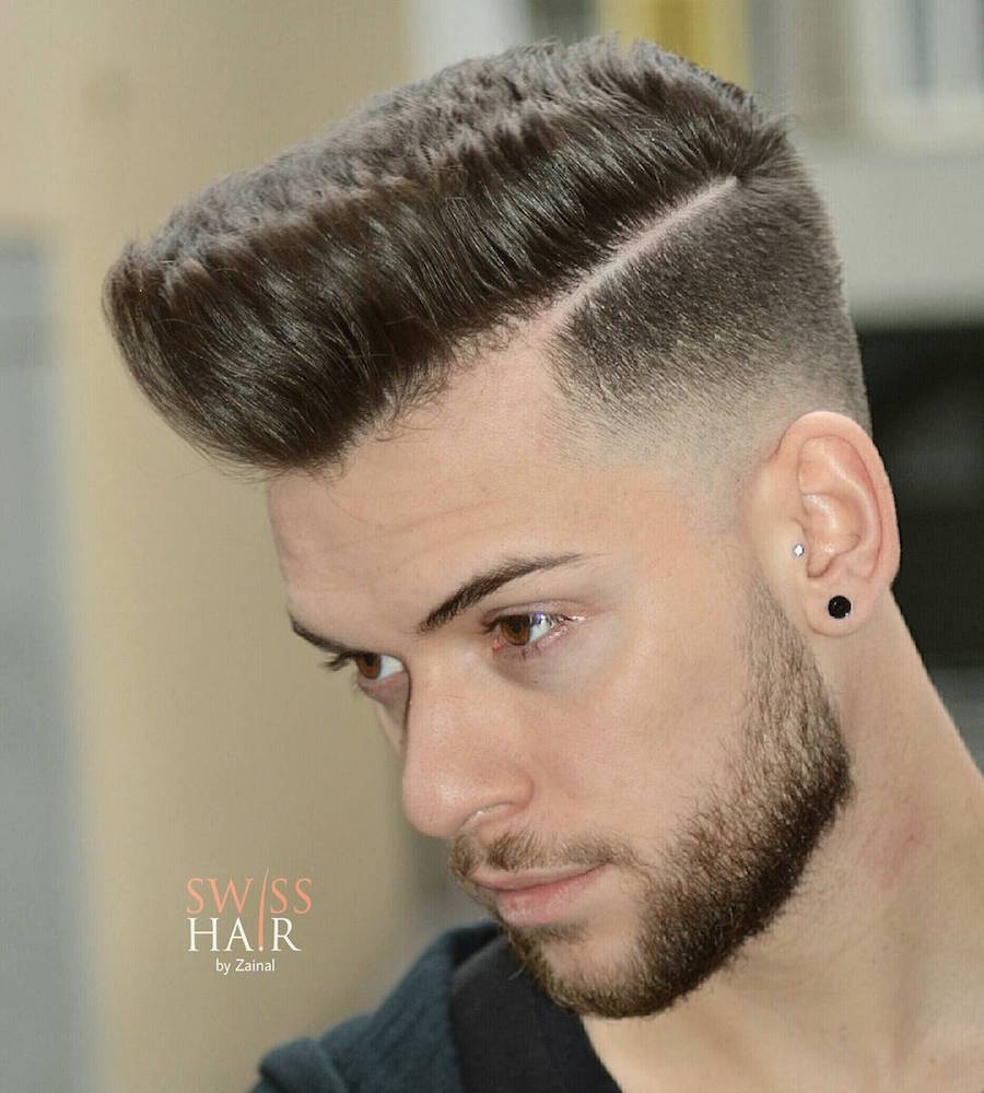 Top 40 Best Medium Length Hairstyles For Men Medium Haircuts 2020 Hard Part High Fade Pompadour