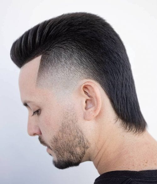 Top 40 Modern Mullet Hairstyles For Men Classic Mullet For Men Flat Temple Faded Mullet