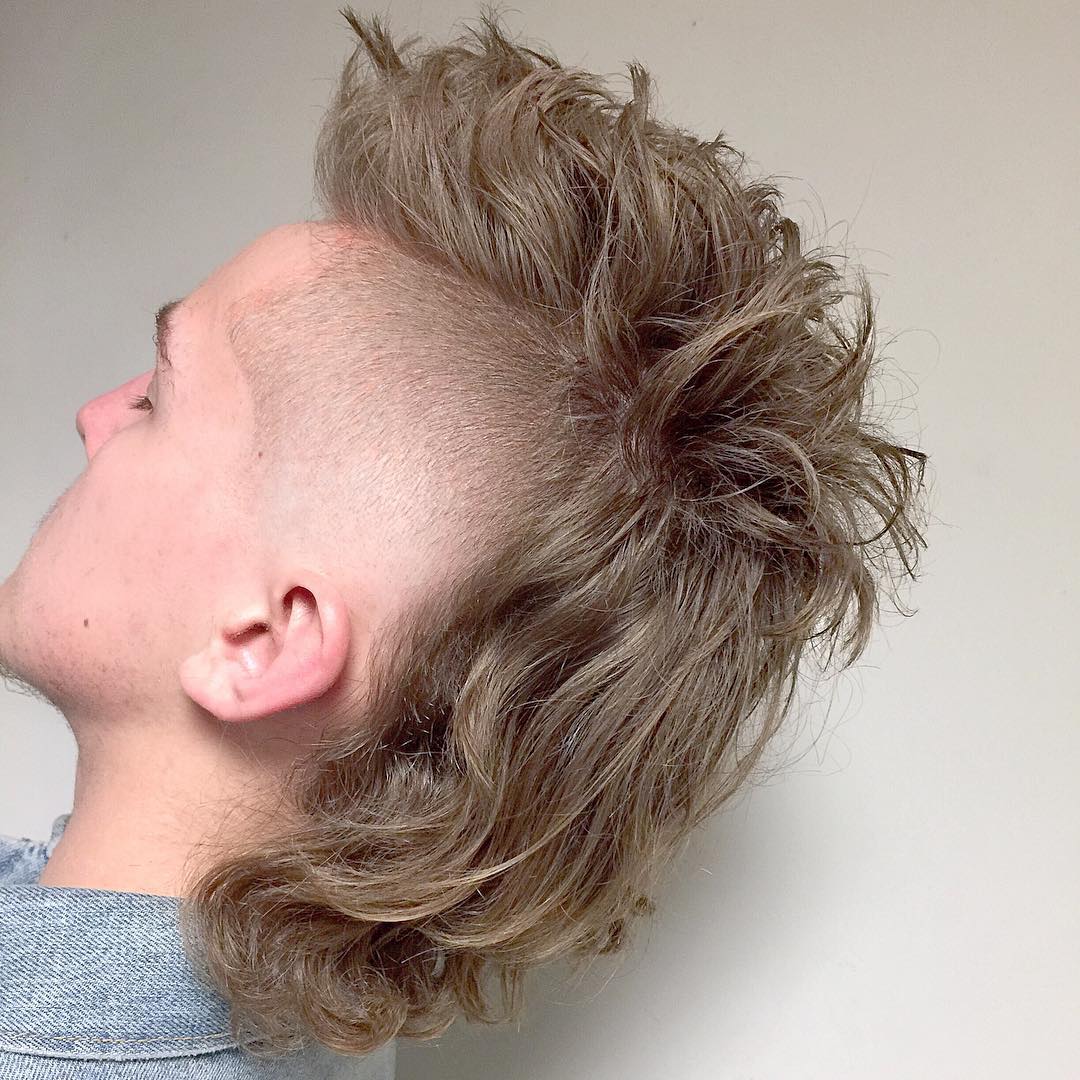 Top 40 Modern Mullet Hairstyles For Men Classic Mullet For Men Messy Mohawk Mullet Haircut 