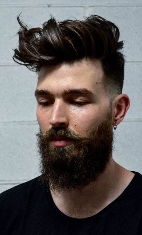 Top 50 Amazing Quiff Hairstyles For Men Stylish Quiff Haircuts Sexy Quiff Cut + Classic Taper Fade