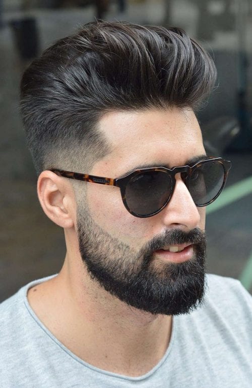 Top 50 Amazing Quiff Hairstyles For Men Stylish Quiff Haircuts Simple Quiff With Beard
