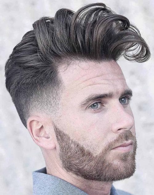 Top 50 Amazing Quiff Hairstyles For Men Stylish Quiff Haircuts Wavy To Curled Top With Taper Fade