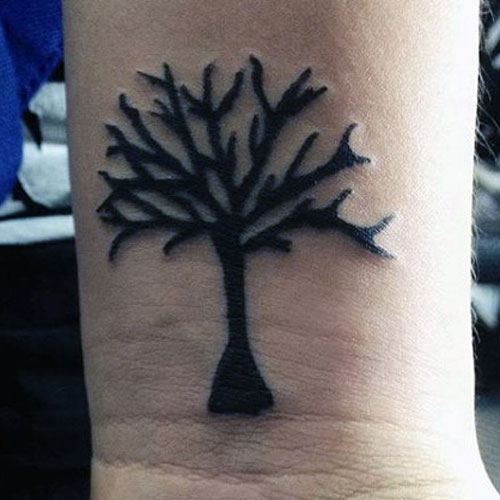 Wrist Tree 100+ Cool Simple Tattoo Designs For Men