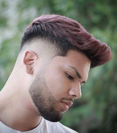 Simple Brush Up Hairstyle With High Fade On The Sides 60+ Best Taper Fade Haircuts Elegant Taper Hairstyle For Men
