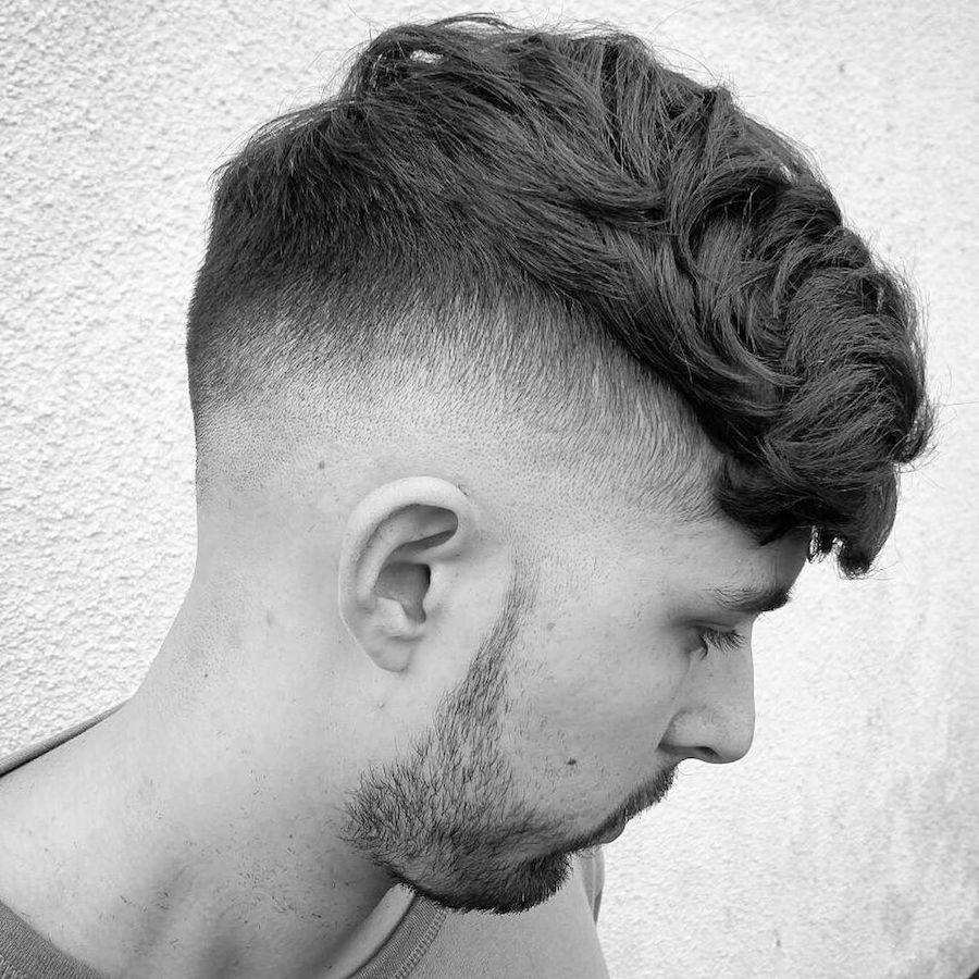 Skin Fade And Wavy Hair On Top Top 40 Best Medium Length Hairstyles For Men Medium Haircuts 2020