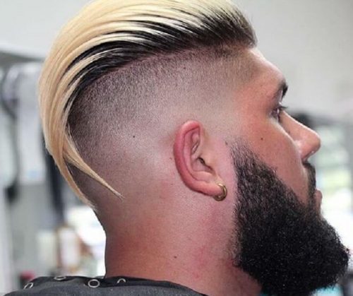 30 Amazing Platinum Blonde Hairstyles For Men Best Men's Blonde Haircuts Undercut With Long Slicked Back