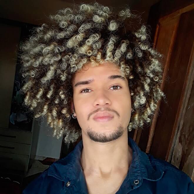 Sample Best Hair Product For Black Male Curly Hair for Oval Face