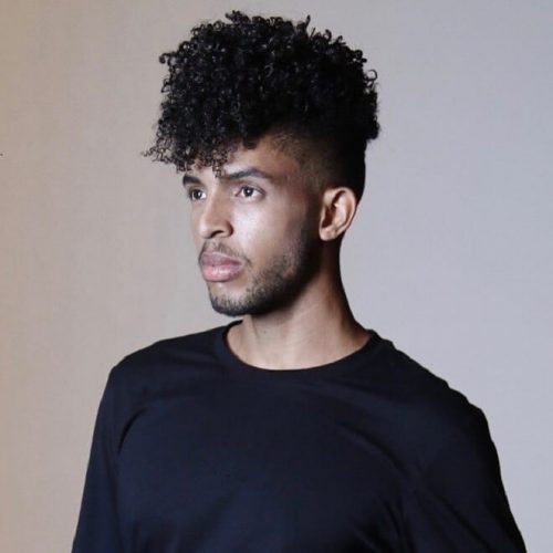 30 Best Men's Hairstyles For Long Curly Hair Cool Long Curly Hairstyles For Men Curly Undercut With High Top