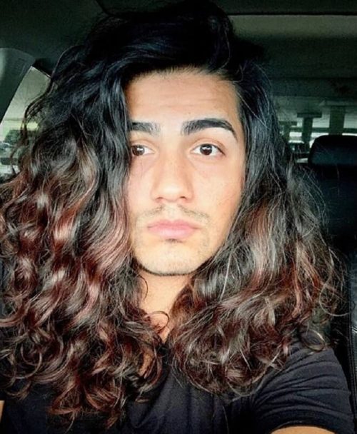 30 Best Men's Hairstyles For Long Curly Hair Cool Long Curly Hairstyles For Men Mens Ombre Curly Hair