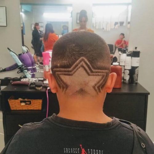 30 Cool Haircuts With Stars Design Unique Star Designs Haircut For Men Big Star Design Haircut