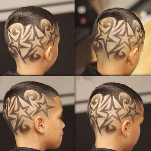 30 Cool Haircuts With Stars Design Unique Star Designs Haircut For Men Outstanding Star Designs Haircuts