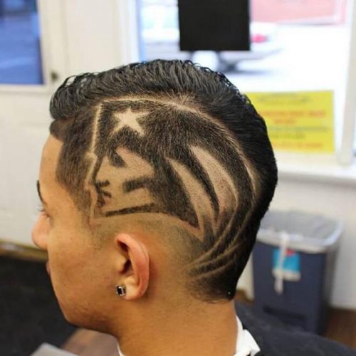 30 Cool Haircuts With Stars Design Unique Star Designs Haircut For Men Small Star Designs Haircut