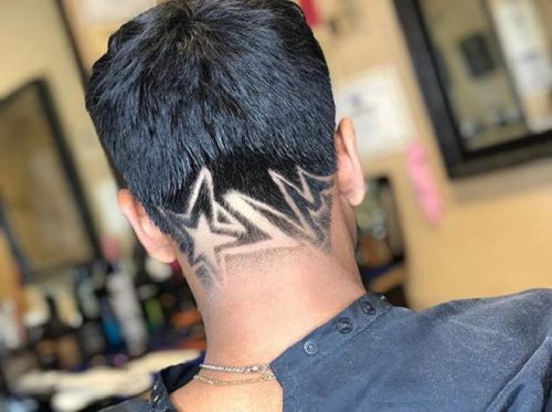 30 Cool Haircuts With Stars Design Unique Star Designs Haircut For Men Undercut Star Design