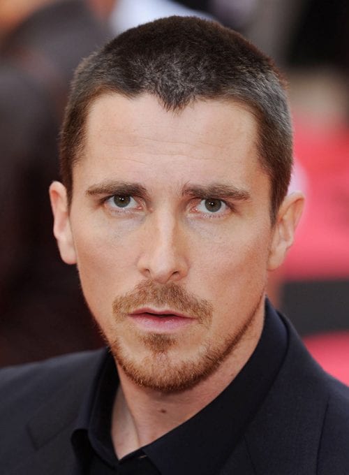 30 Simple & Easy Hairstyles For Men Men's Low Maintenance Haircuts Crew Cut Christian Bale
