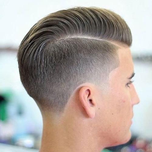 30 Simple & Easy Hairstyles For Men Men's Low Maintenance Haircuts Easy Haircuts Comb Over With Razor Fade