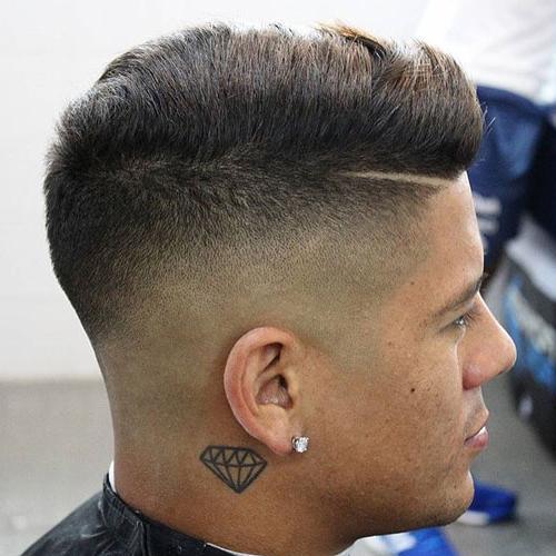 30 Simple & Easy Hairstyles For Men Men's Low Maintenance Haircuts High Skin Fade With Textured Comb Over