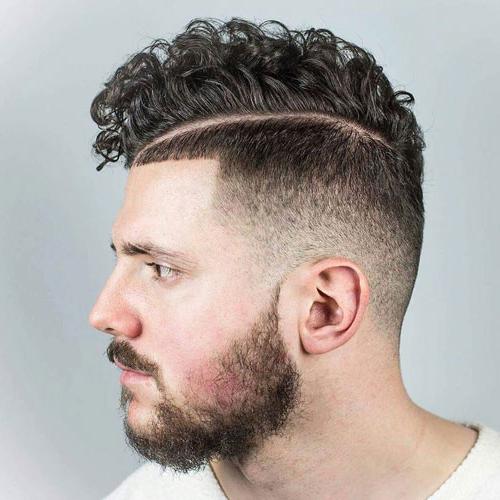 40+ Best Curly Hairstyles For Men Stylish Men's Curly Haircuts Curly Comb Over Fade Hard Part