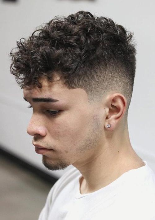 40+ Best Curly Hairstyles For Men Stylish Men's Curly Haircuts Curly Taper Fade Men