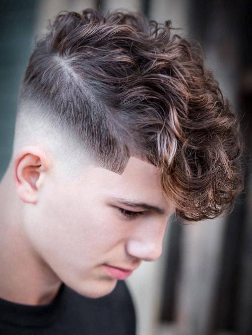 40+ Best Curly Hairstyles For Men Stylish Men's Curly Haircuts Curly Top With Sharp Low Fade
