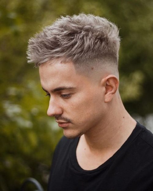 40 Best Men's Hairstyles For Thick Hair Cool Haircuts For Men With Thick Hair Messy Blonde Hairstyle