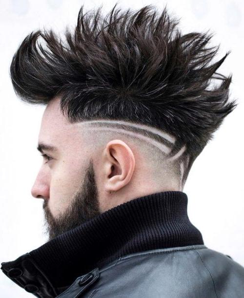 40 Best Men's Hairstyles For Thick Hair Cool Haircuts For Men With Thick Hair Spiky Brush Up And Hardline Design
