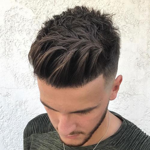 40 Best Men's Hairstyles For Thick Hair Cool Haircuts For Men With Thick Hair Spiky Pompadour Shape Up Low Fade