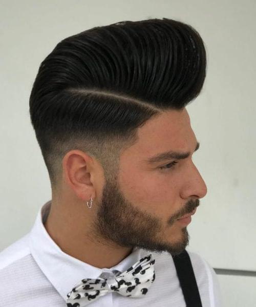40 Best Men's Hairstyles For Thick Hair Cool Haircuts For Men With Thick Hair Tall Pompadour With Side Part