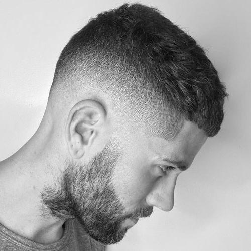 50+ Best Crew Cut Hairstyles For Men Crew Cut Beard High Skin Fade