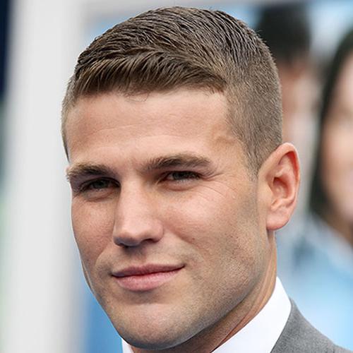 50+ Best Crew Cut Hairstyles For Men Side Swept Crew Cut + High Taper Fade