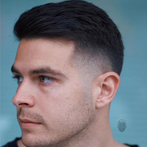 50+ Best Crew Cut Hairstyles For Men Businessman’s Crew Cut With Mid Fade