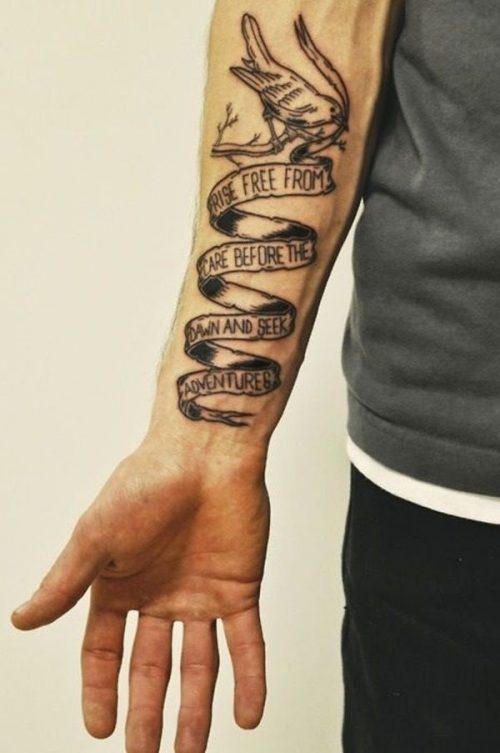 50 Best Forearm Tattoos For Men Impressive Forearm Tattoo Designs Quote Tattoo