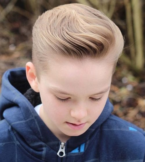 60+ Cute Little Boy Haircuts New Little Boy Hairstyles Slicked Back Blond Toddler