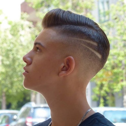 Comb Over Short Pompadour With Undercut Top 25 Best Teenage Guys Hairstyles Haircuts For Teen Boys