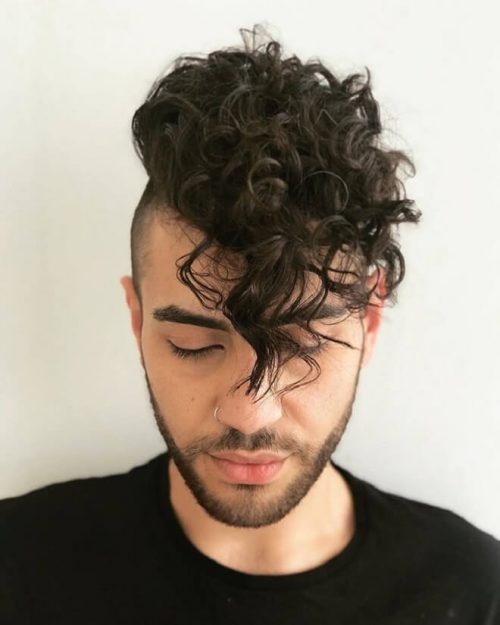 Curly Messy Fringe Top 30 Wavy Hairstyles For Men Best Men's Wavy Hairstyles 2020