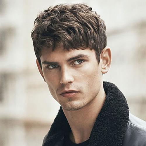 Men Curly Messy Bangs Top 35 Best Men’s Haircuts With Bangs Handsome Men’s Fringe Hairstyles