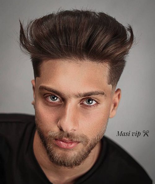 Mens Brush Back Hairstyle Blowout 40 Best Men's Hairstyles For Thick Hair Cool Haircuts For Men With Thick Hair
