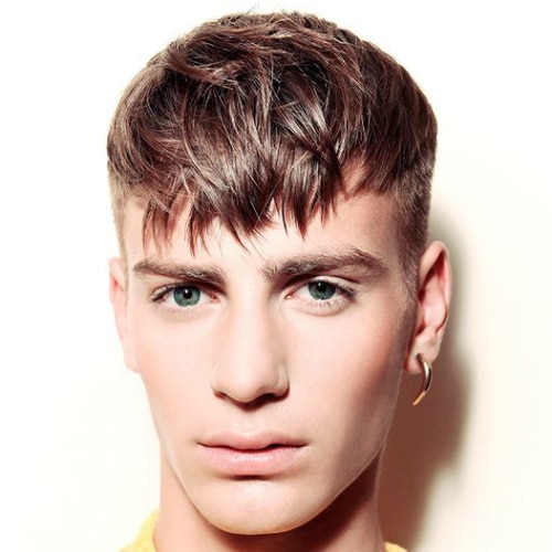 Messy Top With Short Fringe 25 Best Men’s Prom Hairstyles