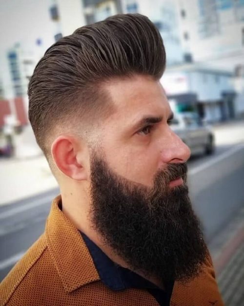 Modern Beardwith Pompadour Hairstyles Top 30 Best Long Beard Styles For Men Best Men's Long Beard Styles