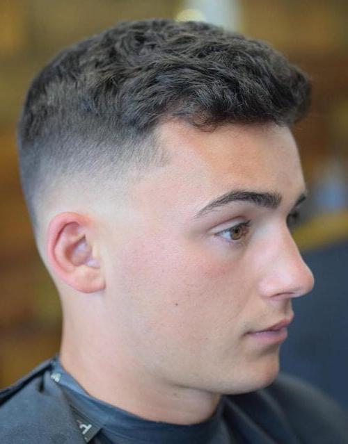 Neat Crew Cut Taper Fade With Messy Top 50+ Best Crew Cut Hairstyles For Men