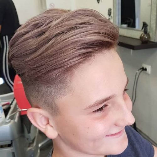 Popular Haircuts For School Boys Cute Hairstyle For School Students Long Hair On Top With Undercut