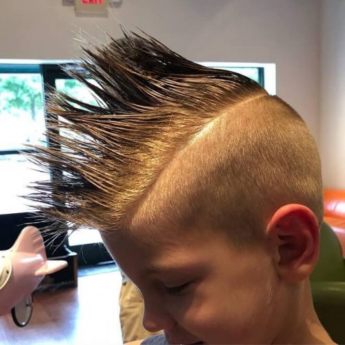 Popular Haircuts For School Boys Cute Hairstyle For School Students Punk Spiky Mohawk For Wild School Boys