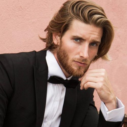Quiff Side Swept Layers Top 30 Most Attractive Chin Length Hairstyles For Men Best Men's Chin Length Hairstyles 2020